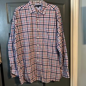 Tommy Hilfiger long sleeve button down shirt size 18 1/2 36-37